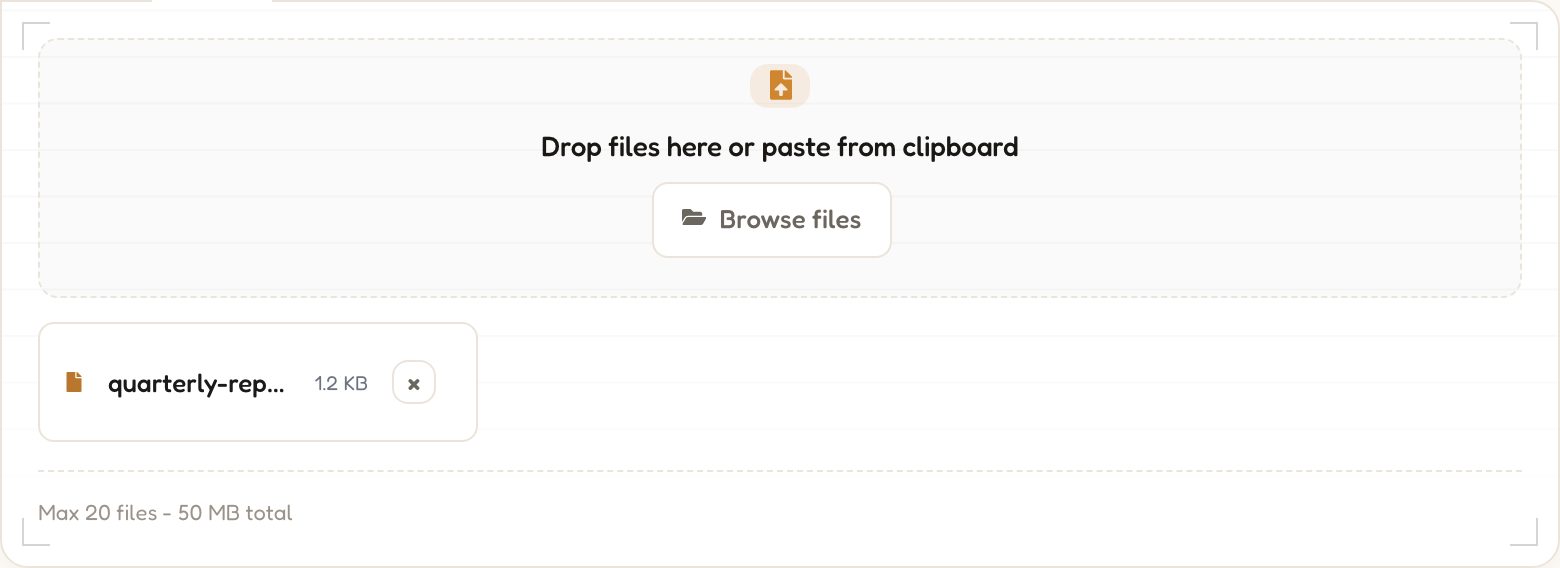 Screenshot: a file attached and ready to encrypt on SecretFile